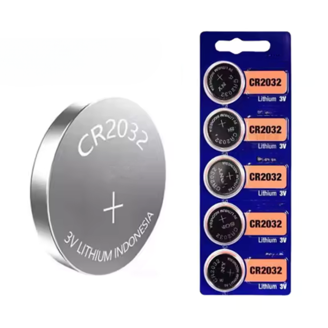 Pack Économique de 5 Piles CR2032 – Lithium 3V, Grande Capacité