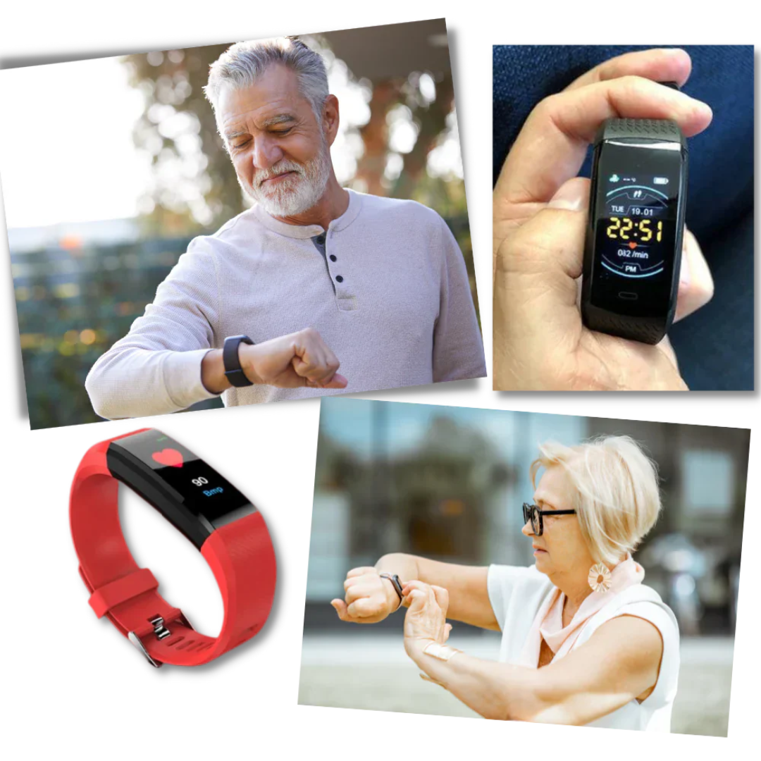 VitalWatch™ – Montre Connectée Santé & Simplicité pour Seniors