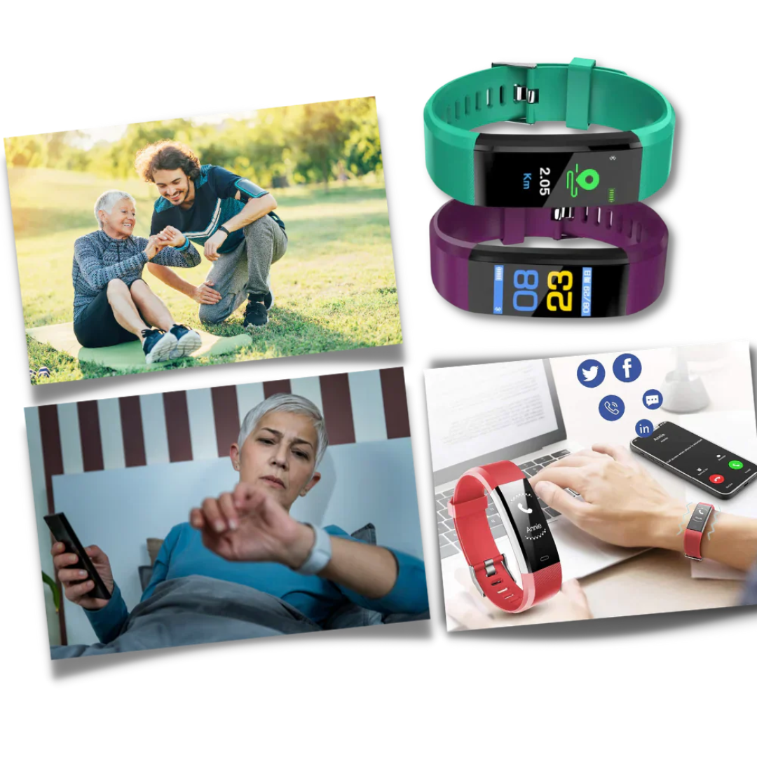 VitalWatch™ – Montre Connectée Santé & Simplicité pour Seniors
