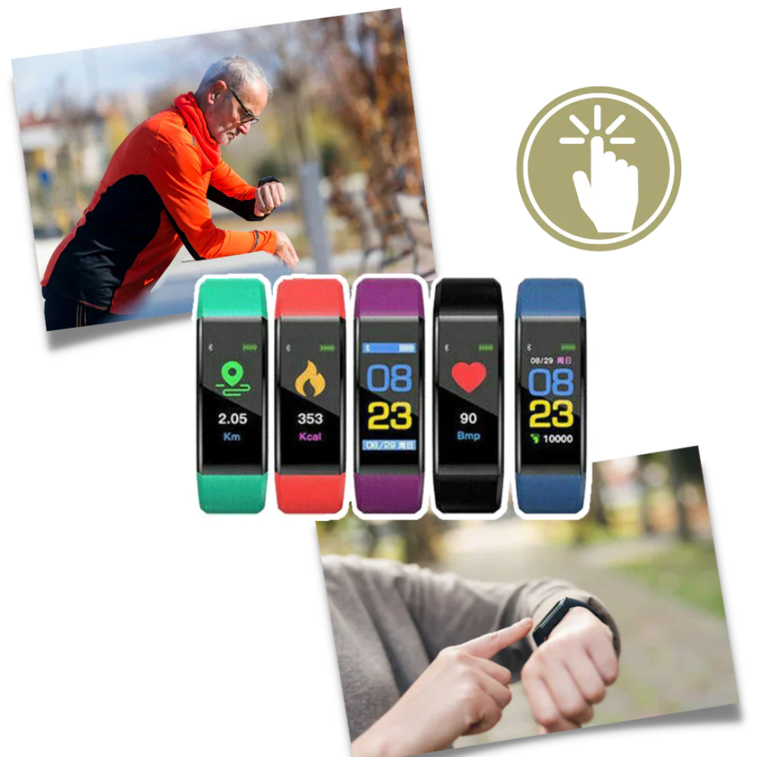 VitalWatch™ – Montre Connectée Santé & Simplicité pour Seniors