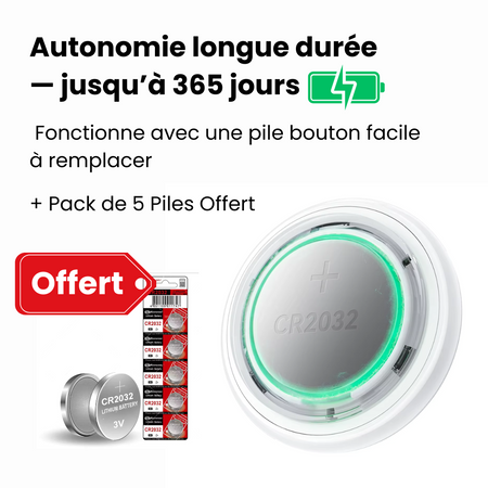Traceur GPS Pour Chien Suivi en Temps Réel Sans Abonnement – Compatible uniquement iOS (iPhone, iPad, Mac)