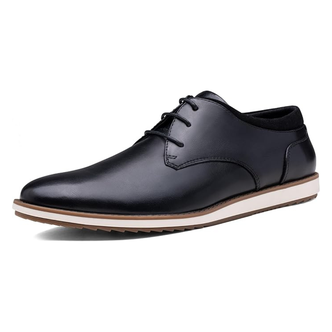 Sadoper Chaussures de Costume Homme Oxfords Casual et Chic | Business Casual-black