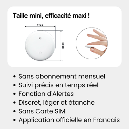 Traceur GPS Sans Abonnement iOS & Android Find My – Sécurité Totale Sans Abonnement