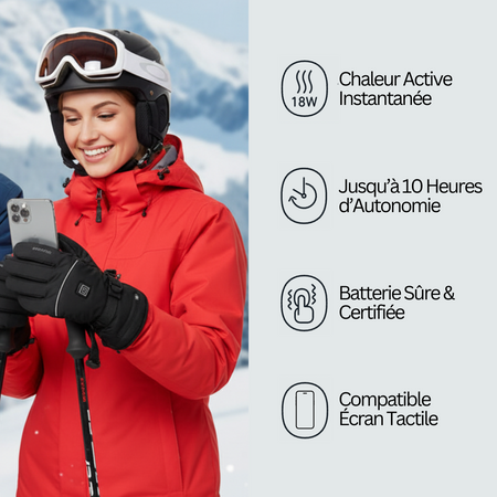 Gants Chauffants Unisexe | Sadoper X Heated