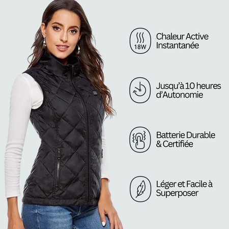 Gilet Chauffant Pour Femme | Sadoper X Heated