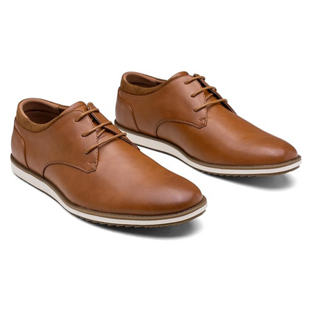 Sadoper Chaussures de Costume Homme Oxfords Casual et Chic | Business Casual-brown