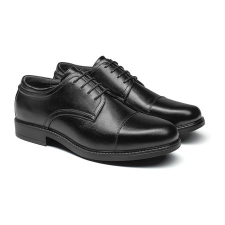 Sadoper Chaussures Formelles Homme Oxford Classiques à Lacets | Black