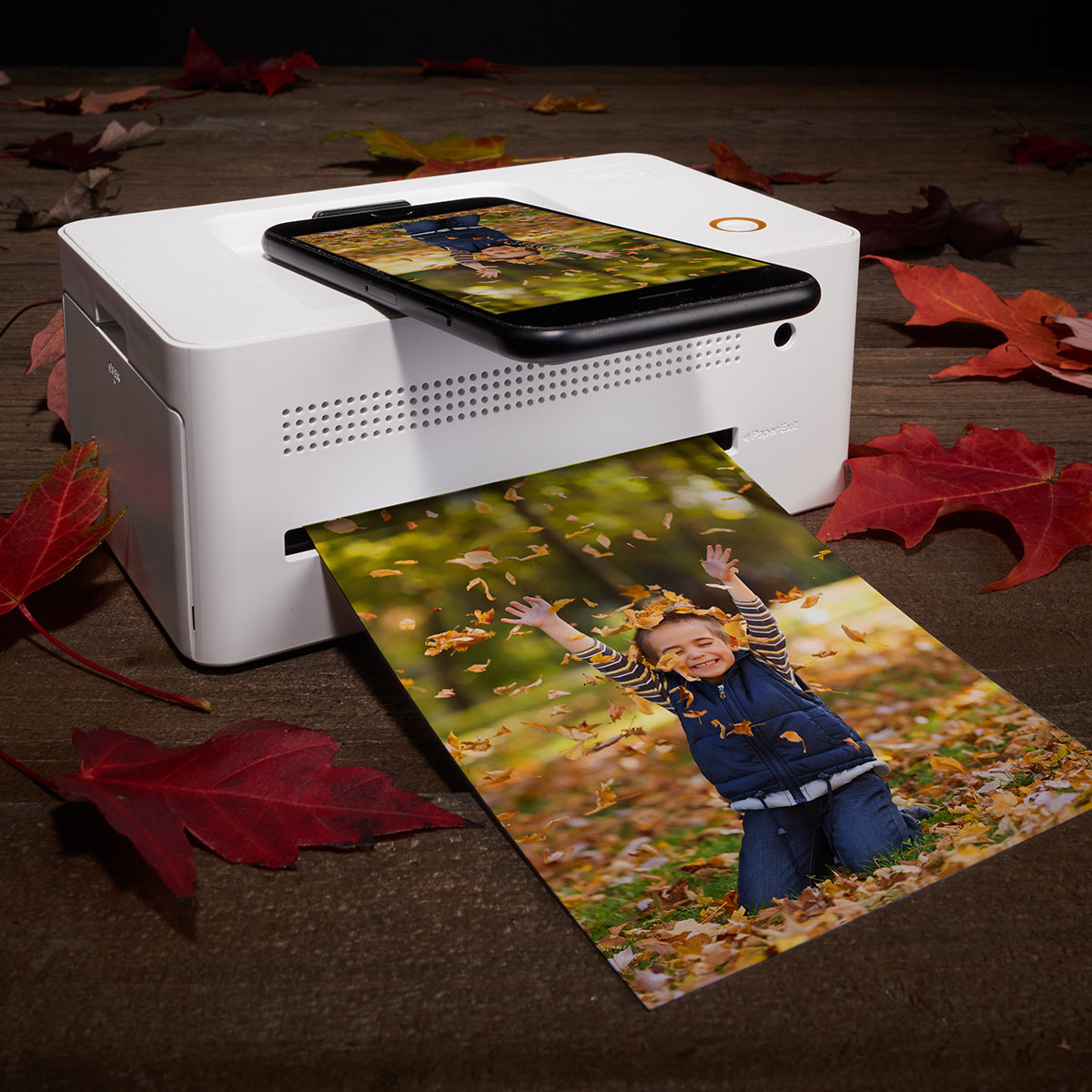 Imprimante Photo Smartphone Sharper Image – Impression Rapide, Sans Fil, Format 10×15 cm