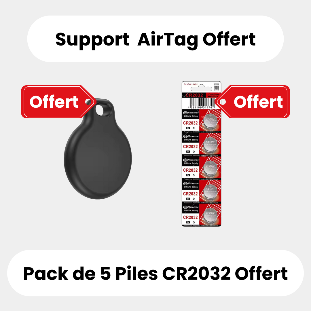 Traceur GPS Senior – Suivi en Temps Réel Sans Abonnement – Compatible uniquement iOS (iPhone, iPad, Mac)