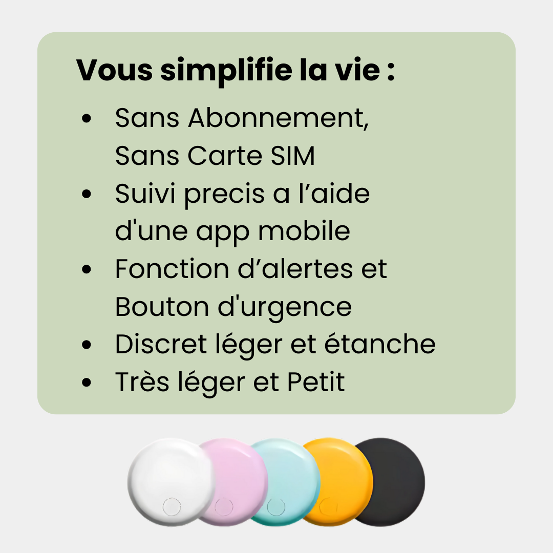 Traceur GPS Senior Sans Abonnement – Suivi Instantané sur Android et iPhone