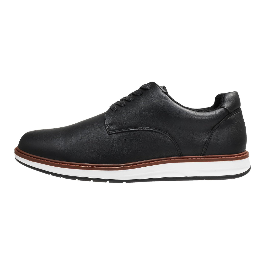 Sadoper Chaussures Brogues Homme à Bout Rond Classiques et Élégantes | Noir