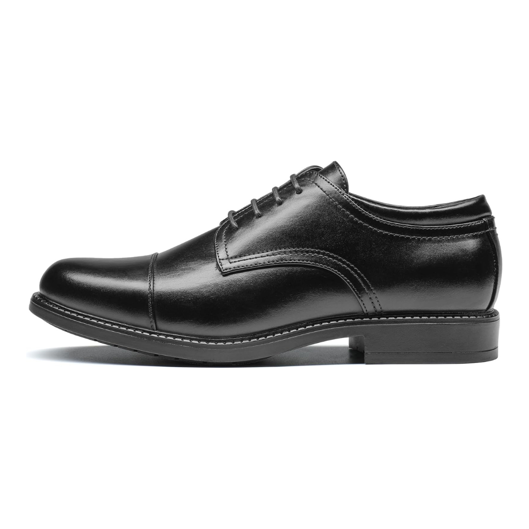 Sadoper Chaussures Formelles Homme Oxford Classiques à Lacets | Black