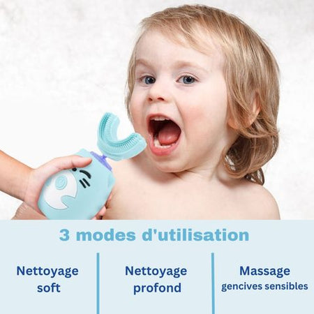 Sadoper™ – Brosse à Dents Électrique Bébé Rechargeable