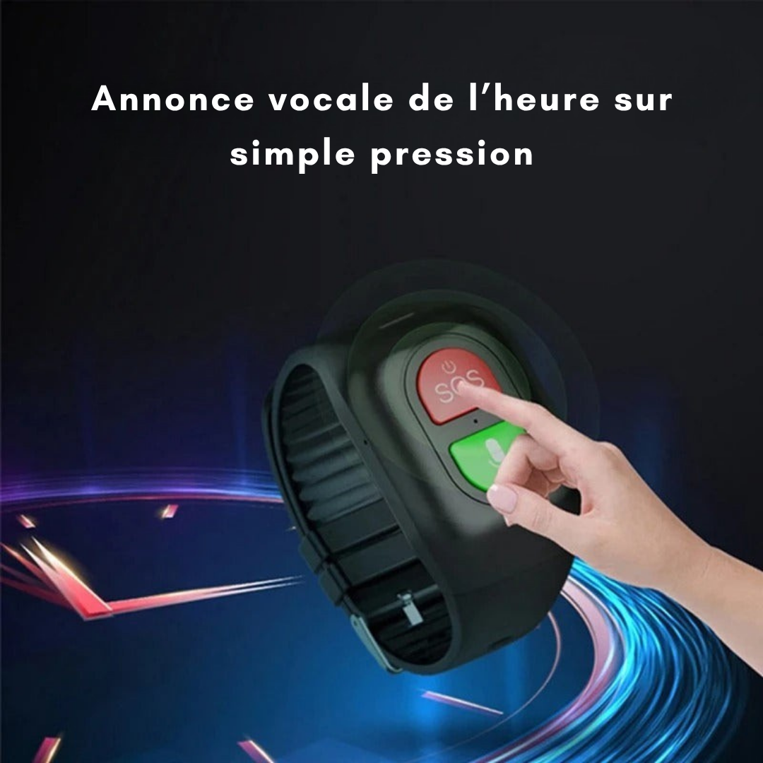 Montre GPS Intelligente pour Seniors – Traceur SOS 4G, Suivi Santé & Alertes d’Urgence