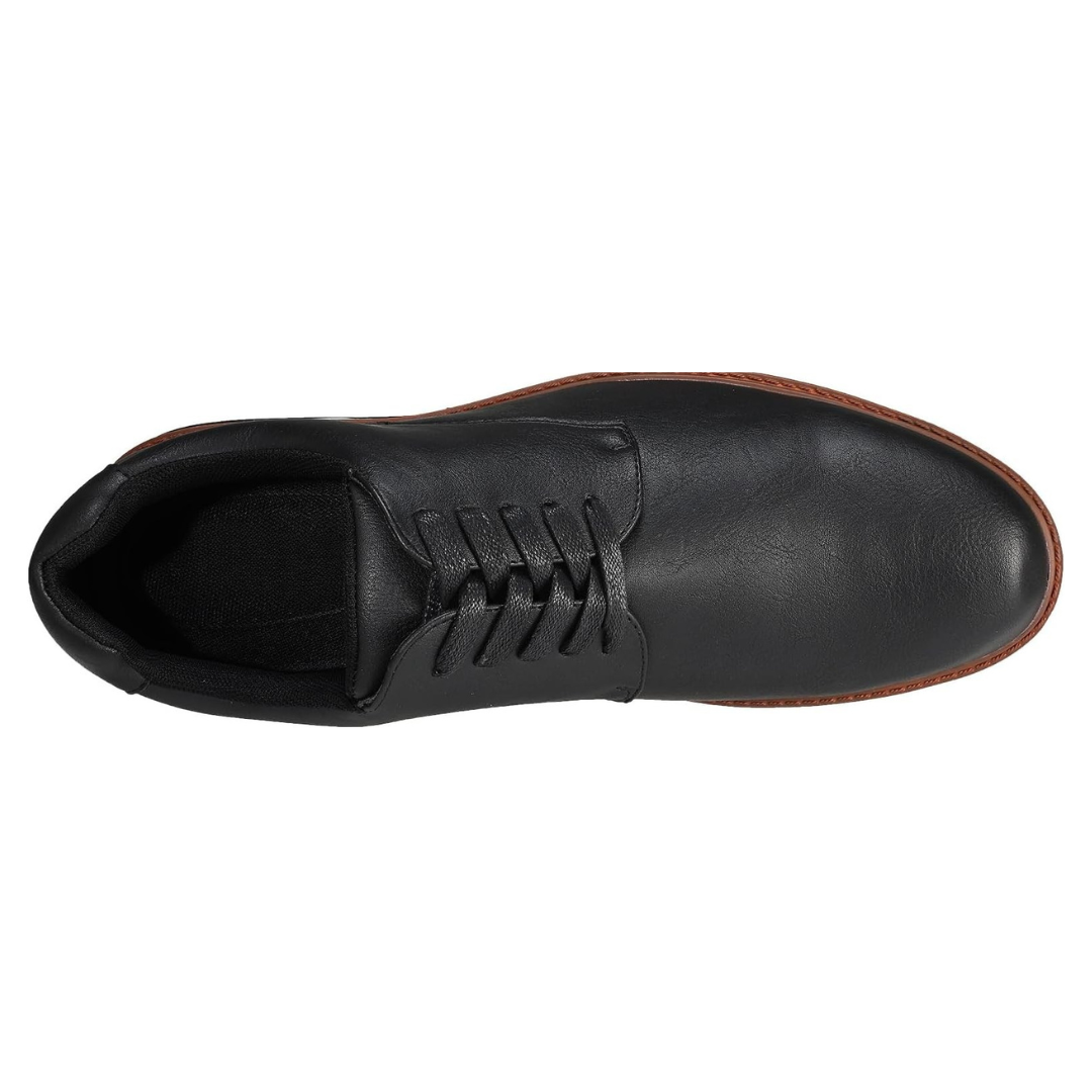 Sadoper Chaussures Brogues Homme à Bout Rond Classiques et Élégantes | Noir