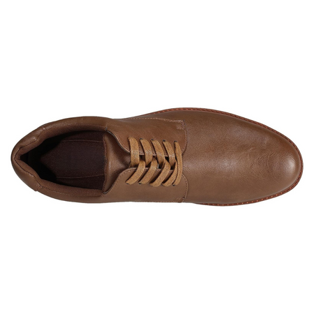 Sadoper Chaussures Brogues Homme à Bout Rond Classiques et Élégantes | Marron