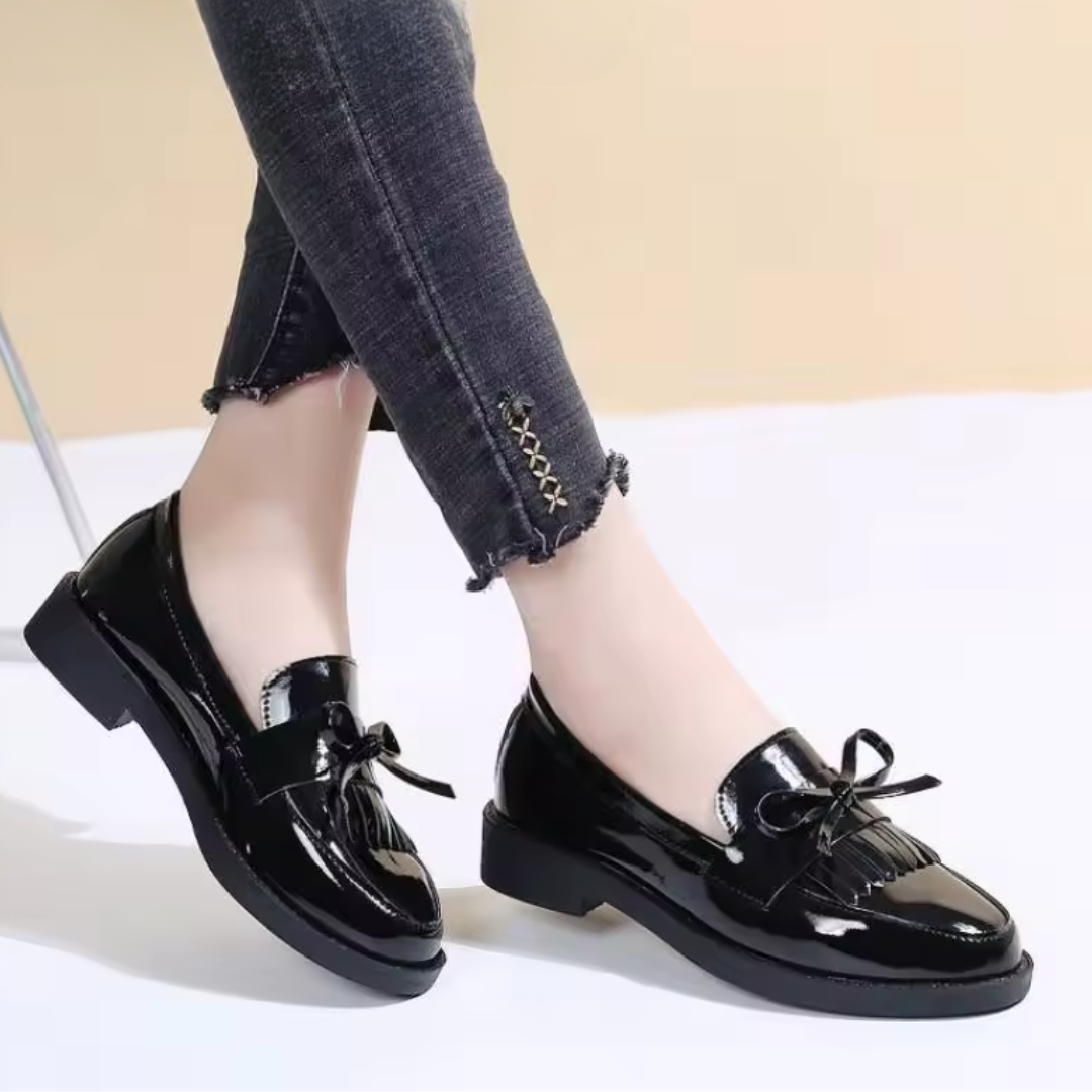 Sadoper Mocassins en Cuir Verni | Confort Stylé et Moderne