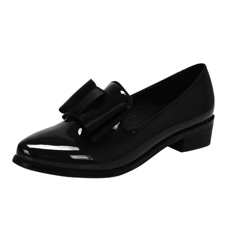 Sadoper Mocassins pointus en Cuir Verni | Confort Stylé, Chic et Moderne