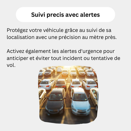 Traceur GPS voiture sans abonnement iOS et Android – Suivi en temps réel avec alerte antivol