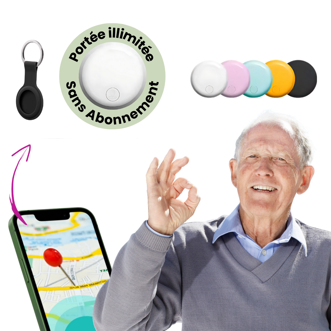 Traceur GPS Senior Sans Abonnement – Suivi Instantané sur Android et iPhone