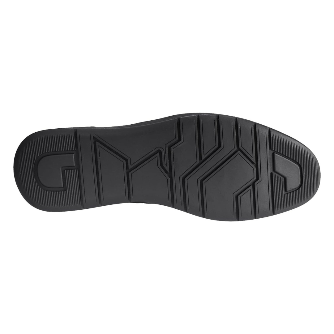 Sadoper Chaussures Brogues Homme à Bout Rond Classiques et Élégantes | Motif Noir