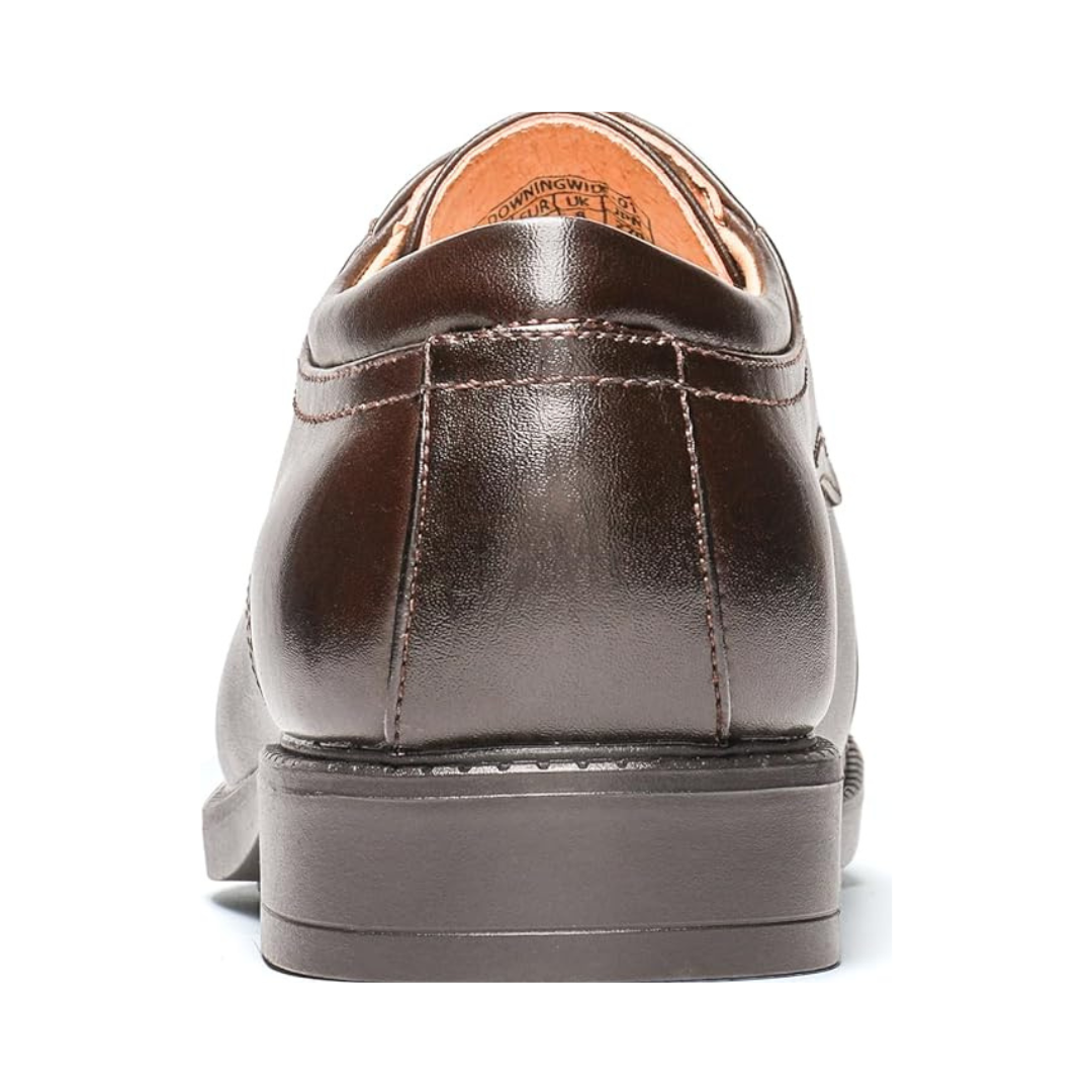 Sadoper Chaussures Formelles Homme Oxford Classiques à Lacets | Dark Brown