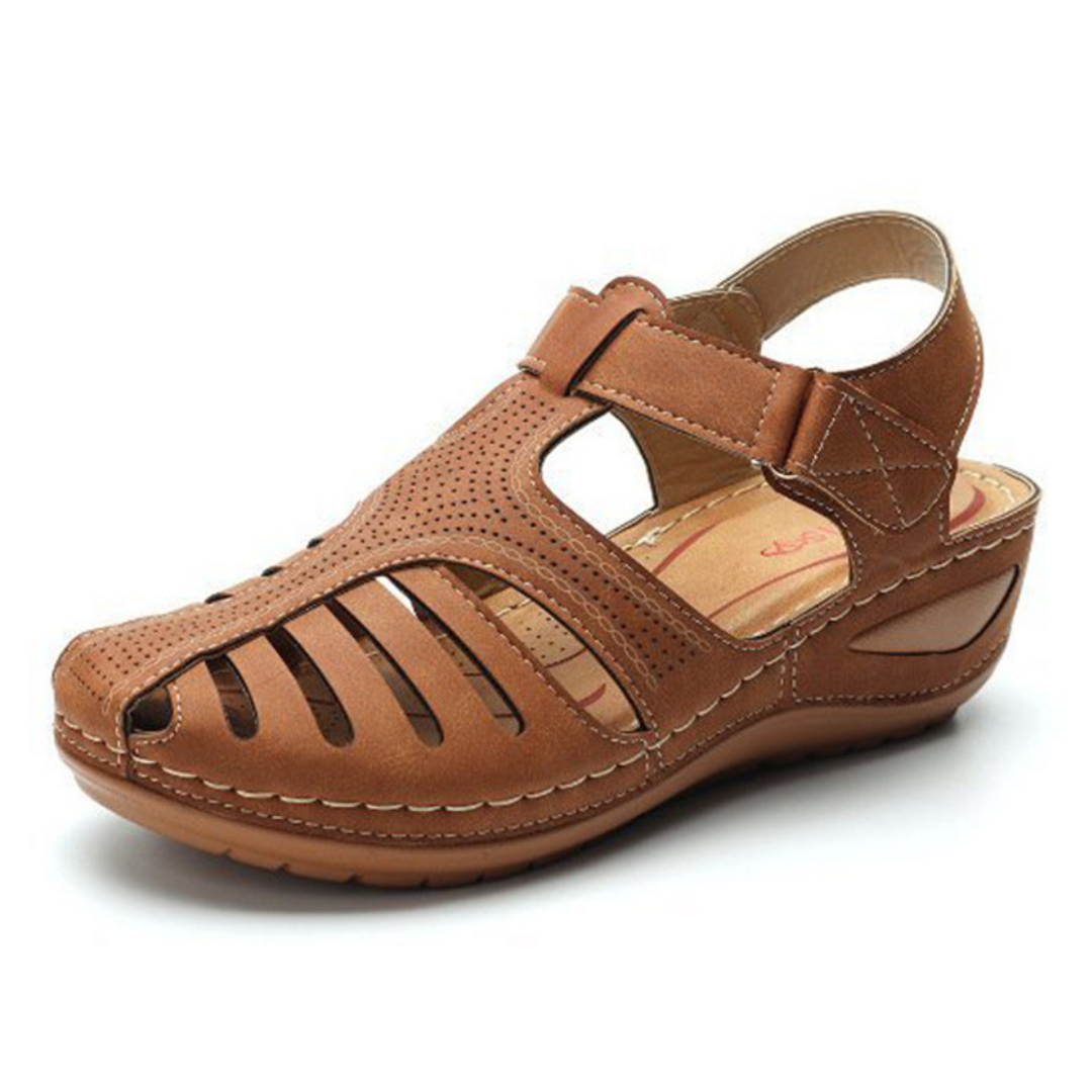 Sadoper Sandales Rétro pour Femme | Élégance Classique et Confort Moderne