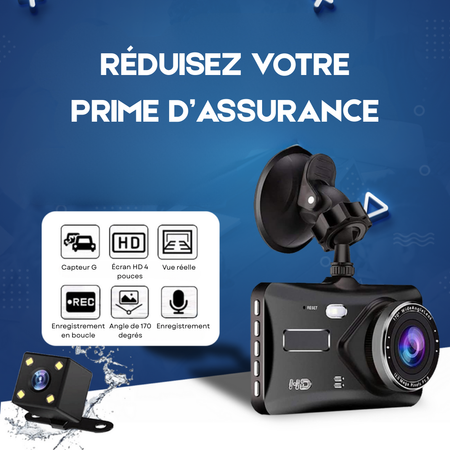 Dash Cam Pro (Avant & Arrière)