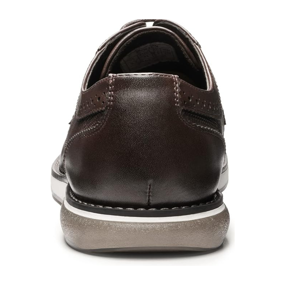 Sadoper Chaussures Oxford Homme à Bout Lisse Business et Formelles | Dark Brown