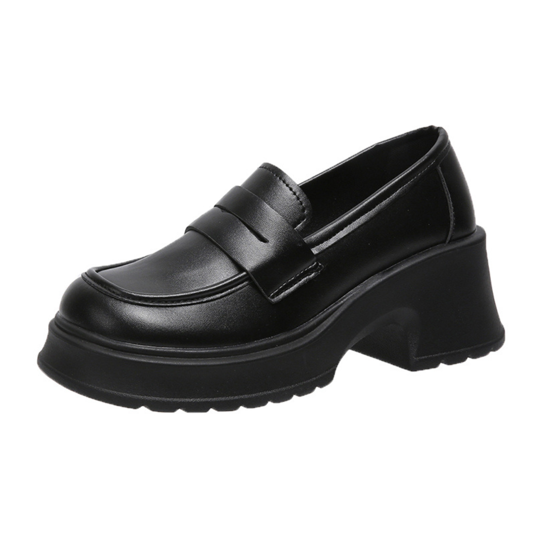 Sadoper Mocassin à Plateforme en Cuir | Confort, Style et Élégance