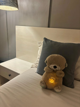Peluche Teddy Anti-Anxiété™ – Compagnon Lumineux & Musical pour Nuits Paisibles (1 à 6 ans)