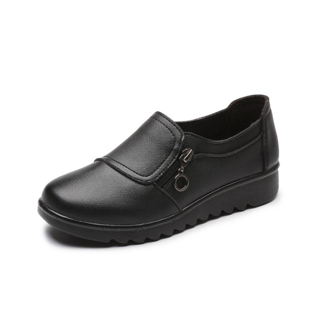 Sadoper Mocassin Orthopedique en Cuir | Pieds Détendus, Amorti, Confort