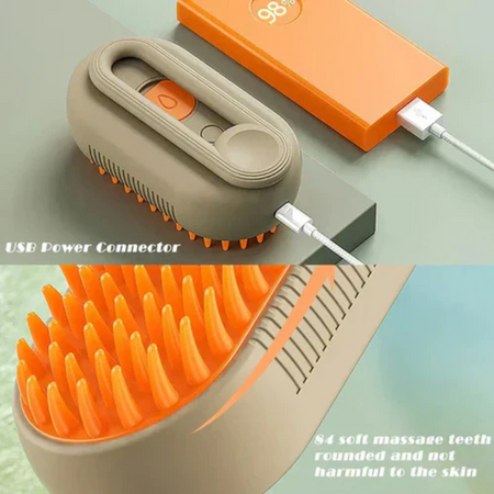 SteamGroom™ – Brosse à Vapeur Relaxante pour Chats