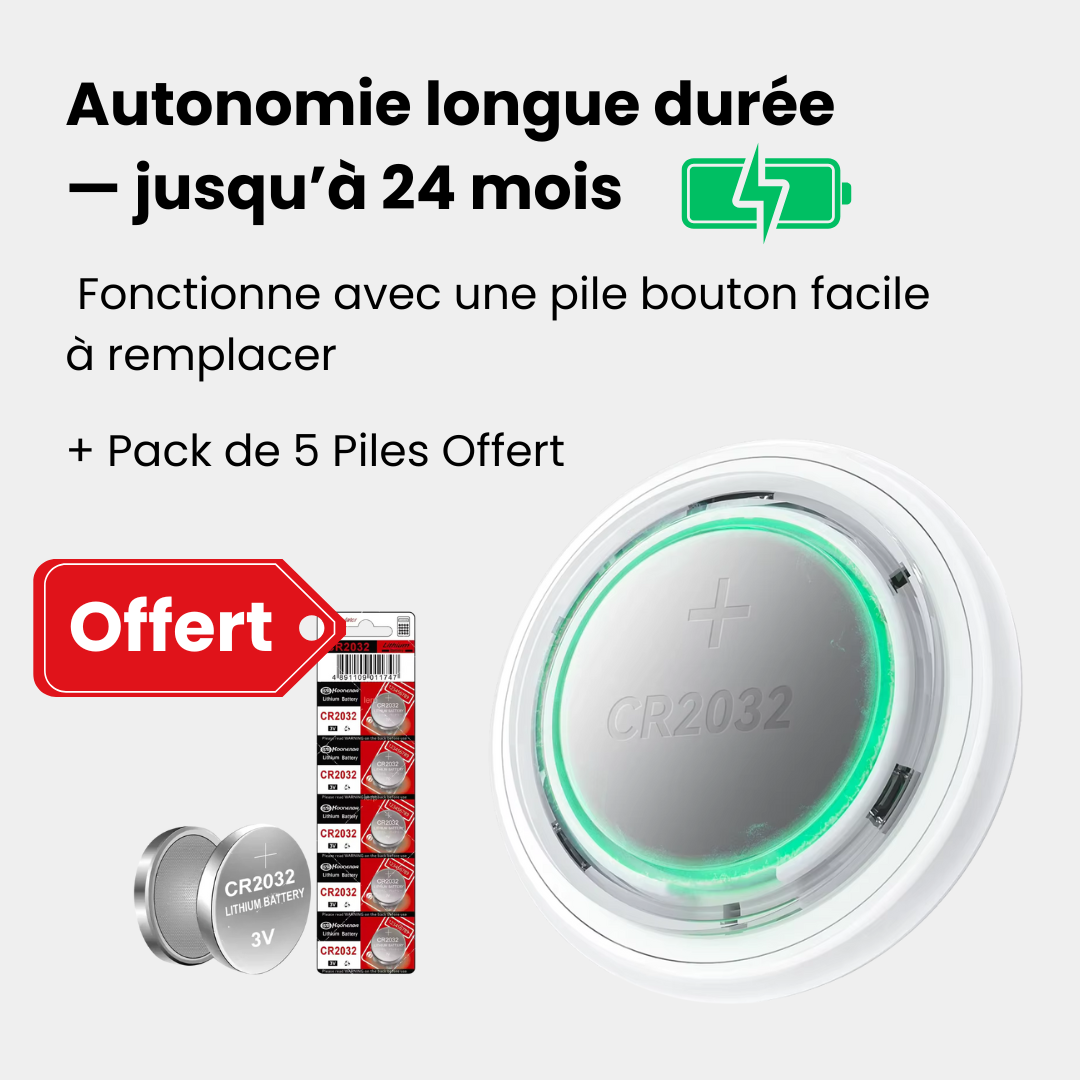 Tag GPS Senior Sans Abonnement - Compatible Android & iPhone – Protection 24/7