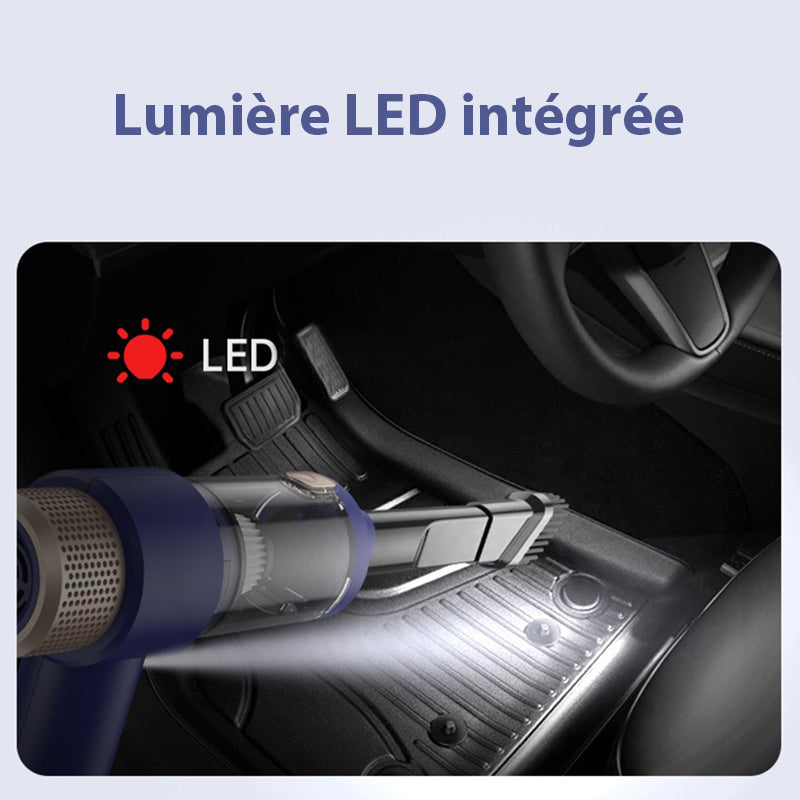 Sadoper™ – Aspirateur Voiture Sans Fil Puissant et Efficace