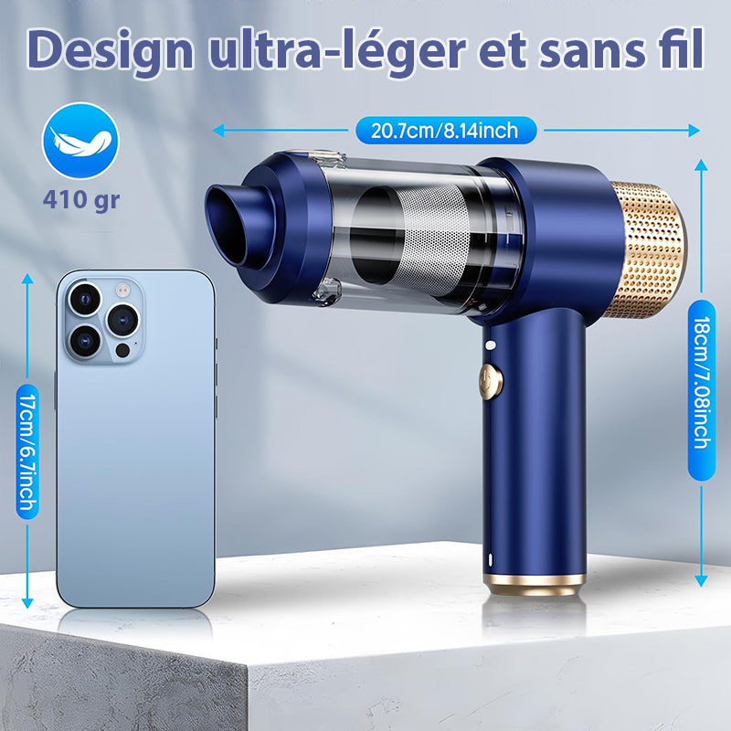 Sadoper™ – Aspirateur Voiture Sans Fil Puissant et Efficace
