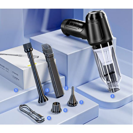 Sadoper™ – Aspirateur Voiture Sans Fil Puissant 3-en-1