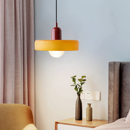 Bauhaus - Lampe Suspendue En Verre Coloré