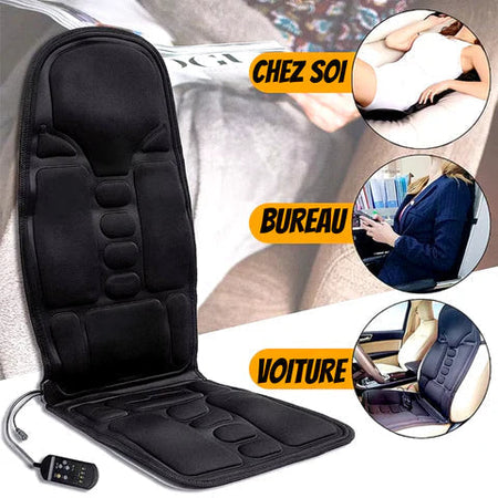 Sadoper™ – Coussin Massage Shiatsu Chauffant Pour Maison, Bureau et Voiture