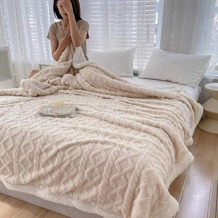 Sadoper™ – Couverture Lestée Douce & Relaxante