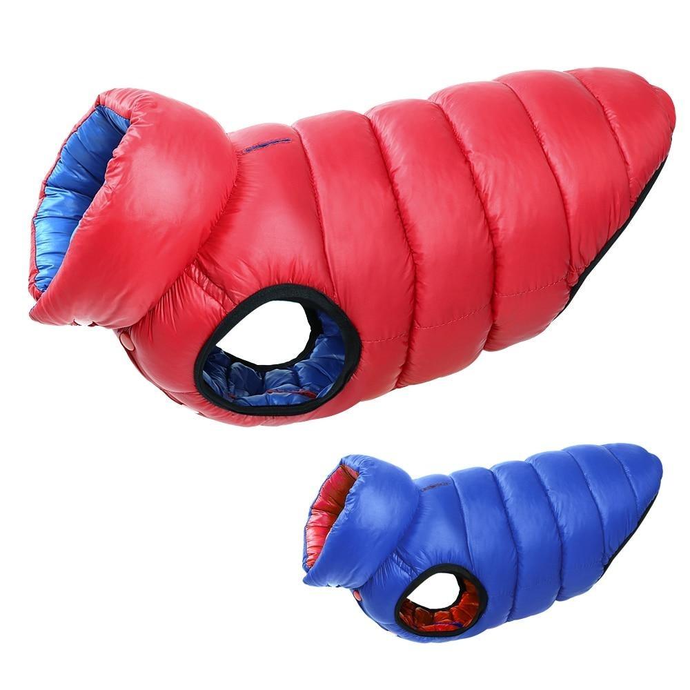 Manteau imperméable réversible pour chien