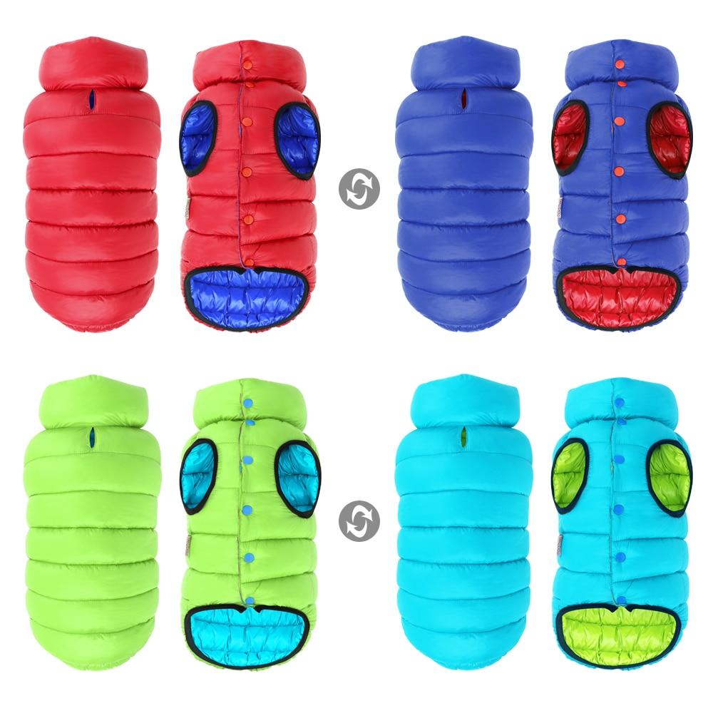 Manteau imperméable réversible pour chien