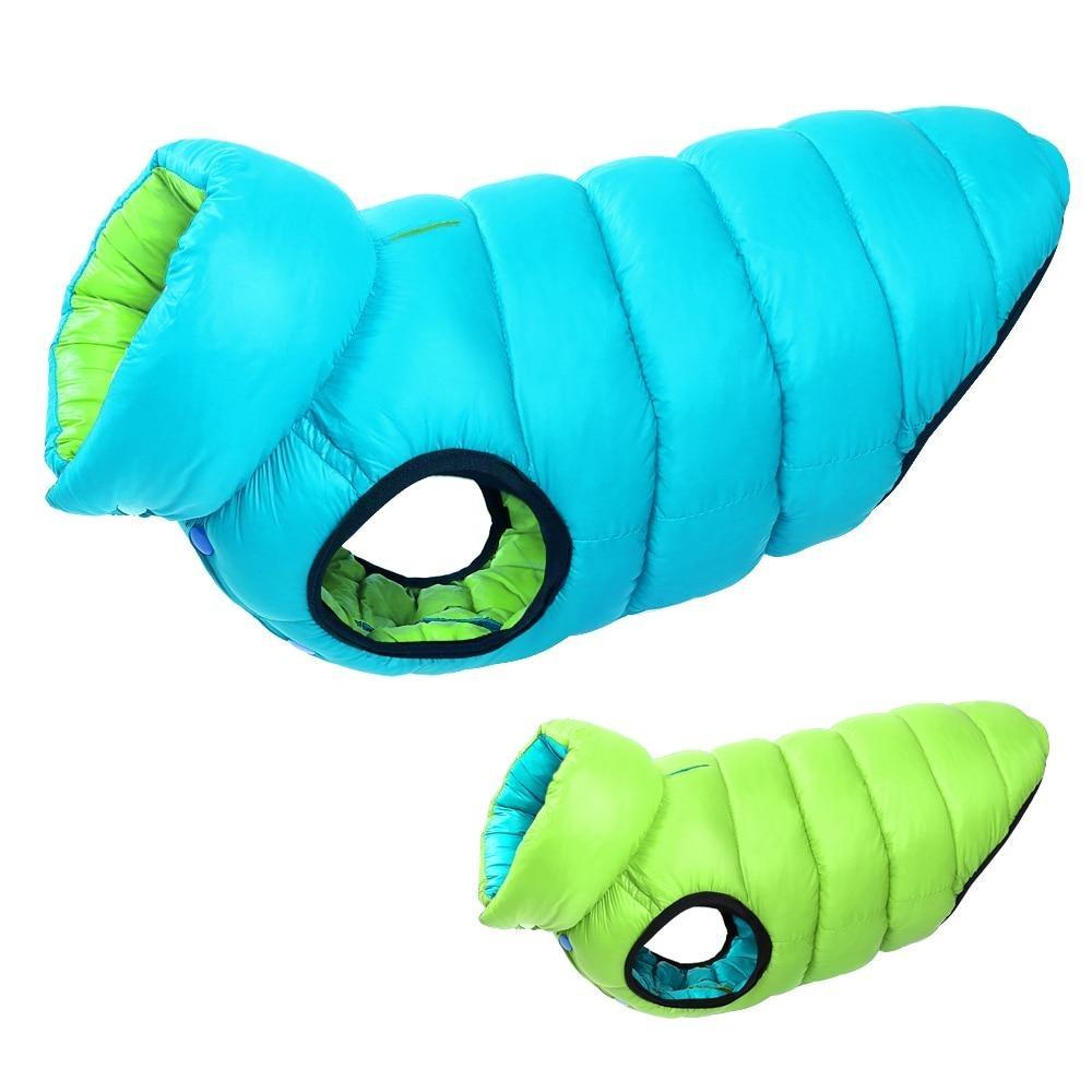 Manteau imperméable réversible pour chien