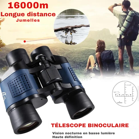 Sadoper™ – Jumelles 80x80 Longue Portée Vision Nocturne pour Randonnée & Chasse