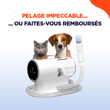 PetGroom | Kit de toilettage pour animaux avec aspirateur