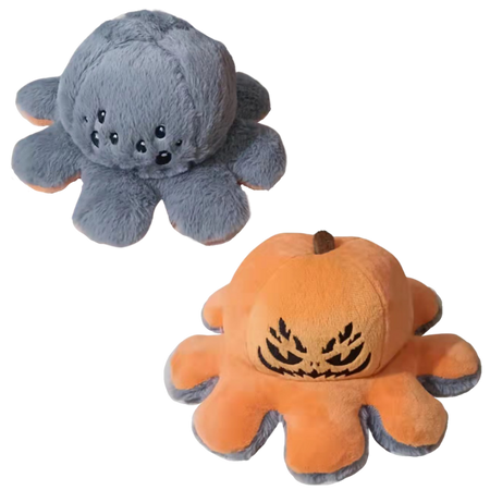 Peluche réversible mini poulpe