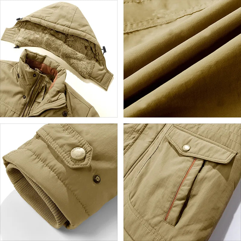 Marcel | Manteau Tactique d’Hiver Imperméable