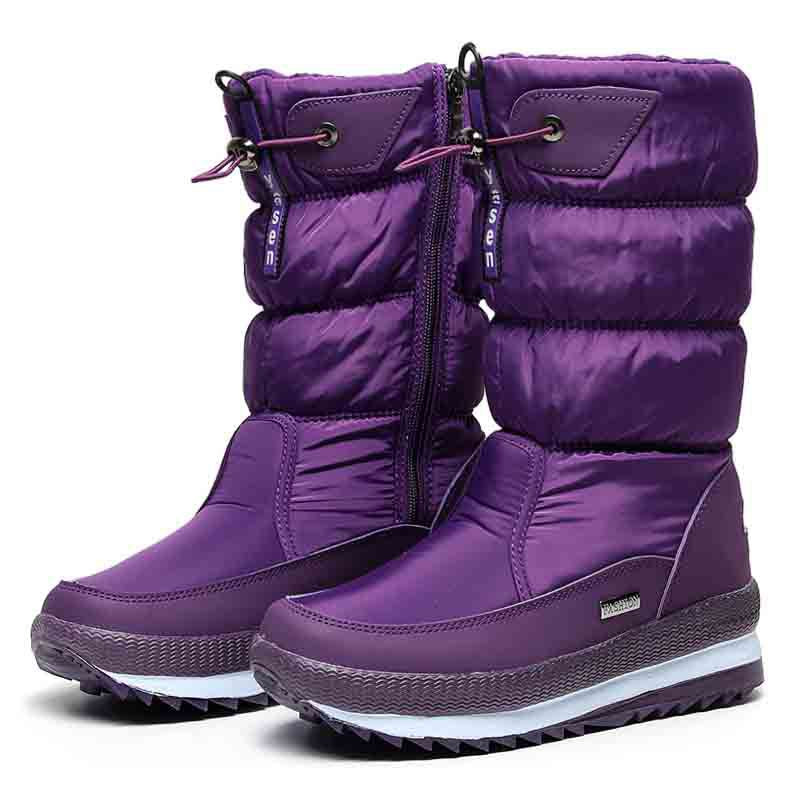 Gresia | Bottes de Neige Isolées et Douces pour Femme
