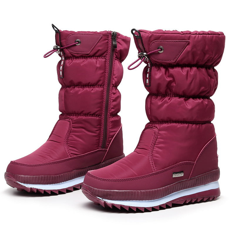 Gresia | Bottes de Neige Isolées et Douces pour Femme