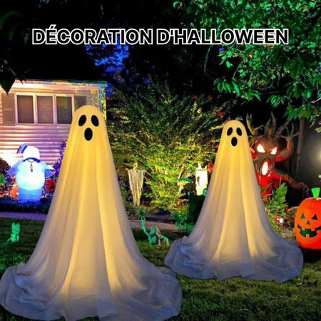 Décoration Halloween Extérieur - Fantômes Lumineux